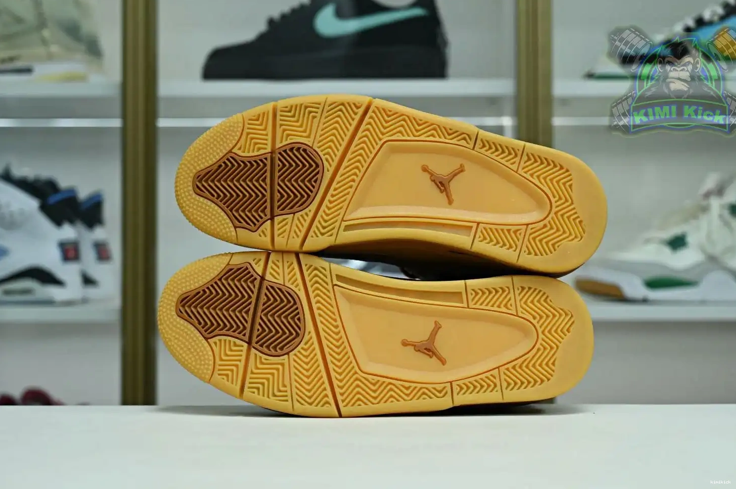 Jordan Air 4 wheat Jordan Kimikick ginger retro 0425
